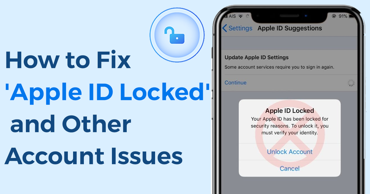 How to Fix 'Apple ID Locked' and Other Account Issues - Techdrive Support