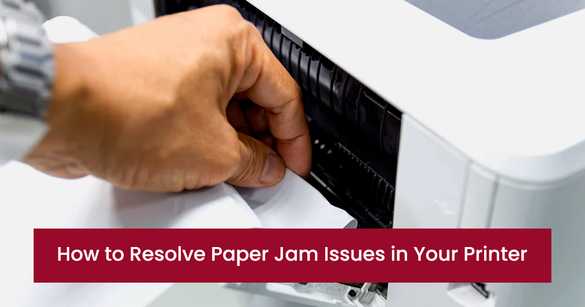 techdrive support, how to fix a paper jam in a printer