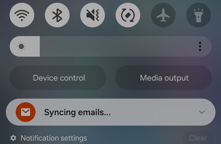 Syncing Emails Notification_techdrive support inc